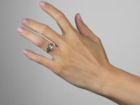 15ct Gold Regency Swiss Enamel Miniature Ring