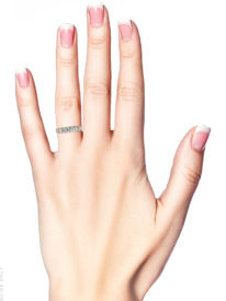 French Platinum & Diamond Eternity Ring