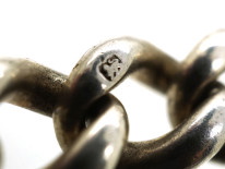Silver Curb Bracelet With Heart Padlock