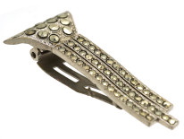 Art Deco Silver & Marcasite Clip