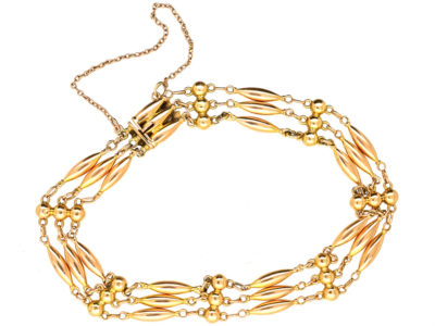 Edwardian 15ct Gold Bracelet