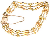Edwardian 15ct Gold Bracelet