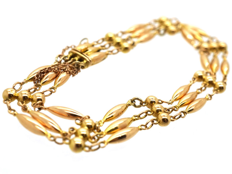 Edwardian 15ct Gold Bracelet