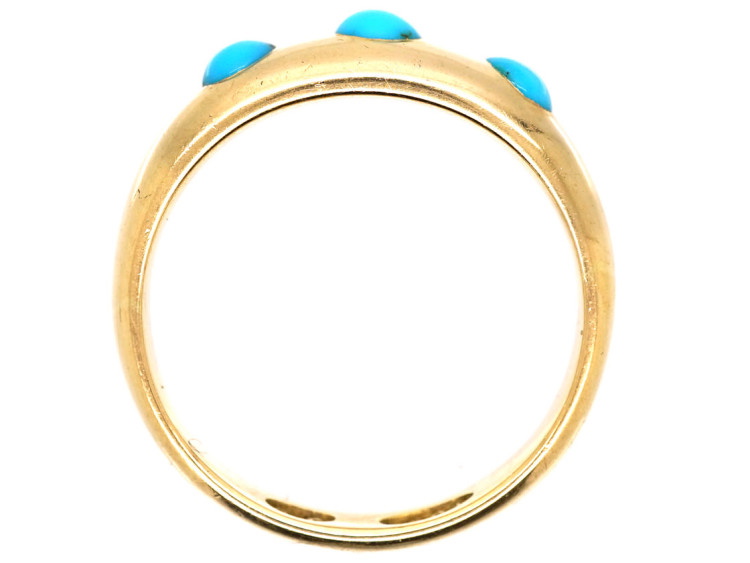 Victorian 15ct Gold & Turquoise Ring