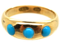 Victorian 15ct Gold & Turquoise Ring