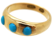 Victorian 15ct Gold & Turquoise Ring