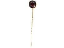 Victorian Gold & Garnet Tie Pin