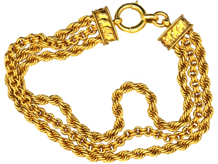Victorian 18ct Gold Bracelet