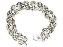 Silver Double Row Bracelet
