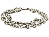 Silver Double Row Bracelet