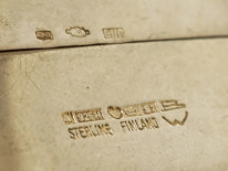 Wide Silver Bracelet by Bjorn Weckstrom for Lapponia