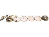Silver Globe Shaped Four Compartment Locket on Silver Chain