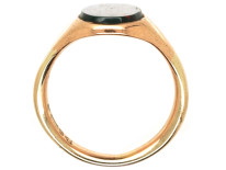 9ct Gold & Oval Bloodstone Signet Ring