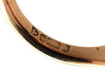 9ct Gold & Oval Bloodstone Signet Ring