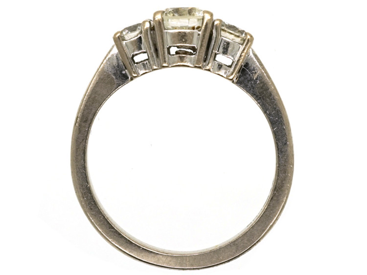 18ct White Gold Three Stone Diamond Ring