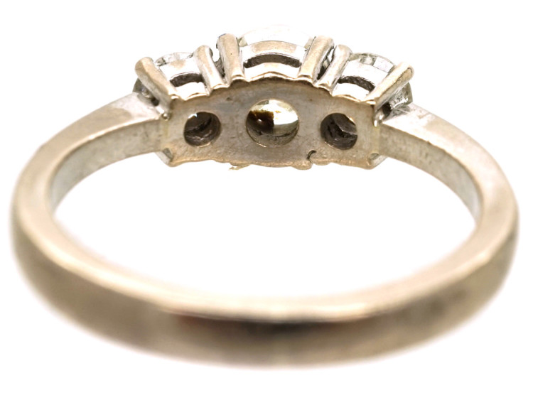 18ct White Gold Three Stone Diamond Ring