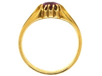Victorian 18ct Gold & Pink Sapphire Ring