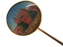 Victorian 18ct Gold Indian Miniature Tie Pin