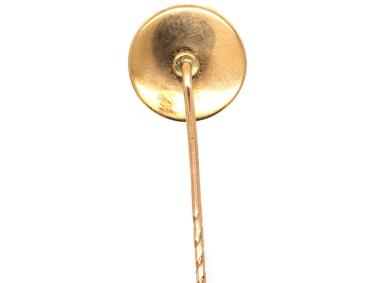 Victorian 18ct Gold Indian Miniature Tie Pin