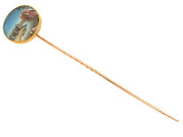 Victorian 18ct Gold Indian Miniature Tie Pin