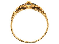 Georgian 18ct Gold Pansy Regard Ring