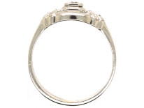 Art Deco 14ct White Gold & Diamond Ring