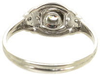 Art Deco 14ct White Gold & Diamond Ring