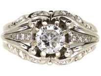 18ct White Gold & Diamond Ring