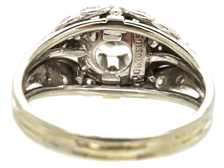 18ct White Gold & Diamond Ring
