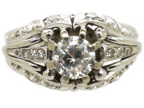 18ct White Gold & Diamond Ring