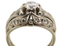 18ct White Gold & Diamond Ring