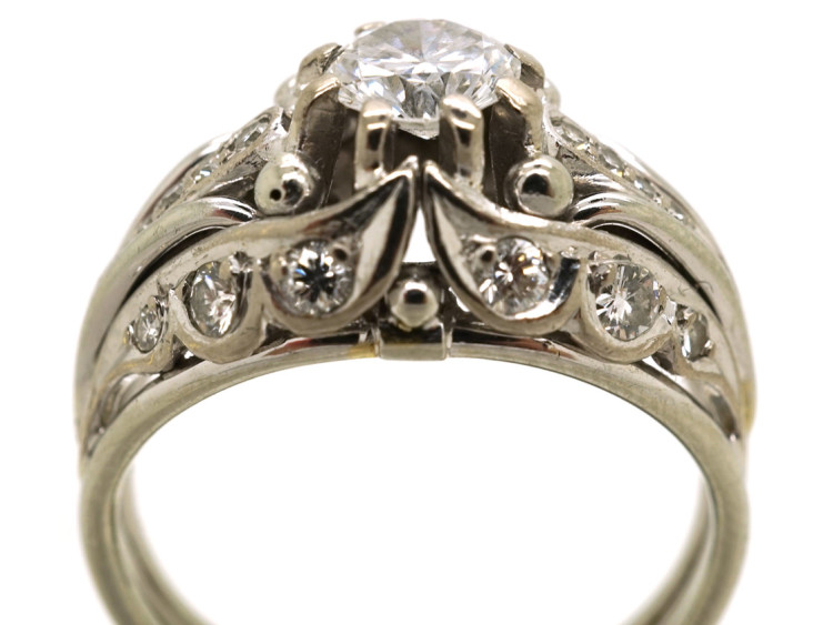 18ct White Gold & Diamond Ring