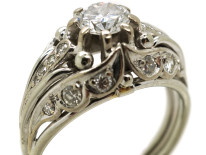 18ct White Gold & Diamond Ring