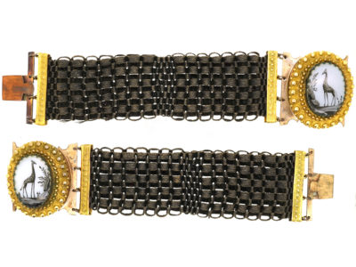 Georgian Pair of Giraffe Bracelets