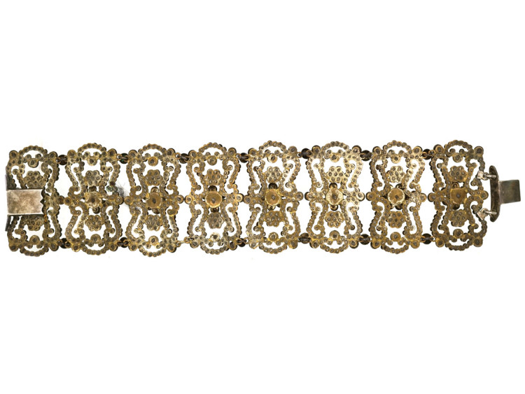 Georgian Cut Steel Bracelet