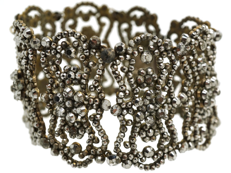 Georgian Cut Steel Bracelet