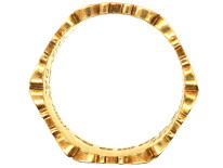 18ct Gold Hexagonal Memorial Ring