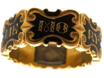 18ct Gold Hexagonal Memorial Ring