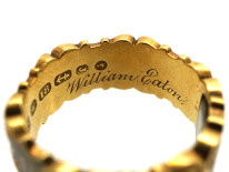 18ct Gold Hexagonal Memorial Ring