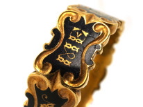 18ct Gold Hexagonal Memorial Ring
