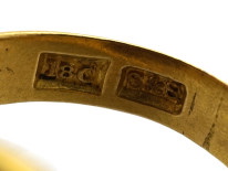 Victorian 18ct Gold & Carnelian Signet Ring With an Intaglio of a Castle