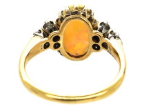 Edwardian 18ct Gold, Opal & Diamond Ring