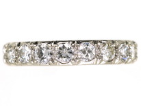 French Platinum & Diamond Eternity Ring