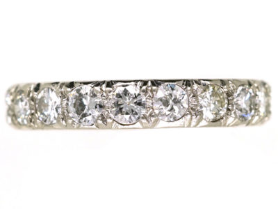 French Platinum & Diamond Eternity Ring