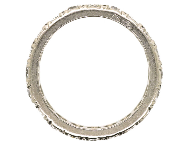 French Platinum & Diamond Eternity Ring