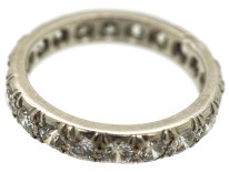 French Platinum & Diamond Eternity Ring