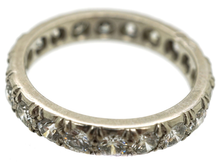 French Platinum & Diamond Eternity Ring