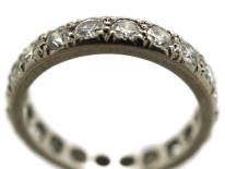 French Platinum & Diamond Eternity Ring