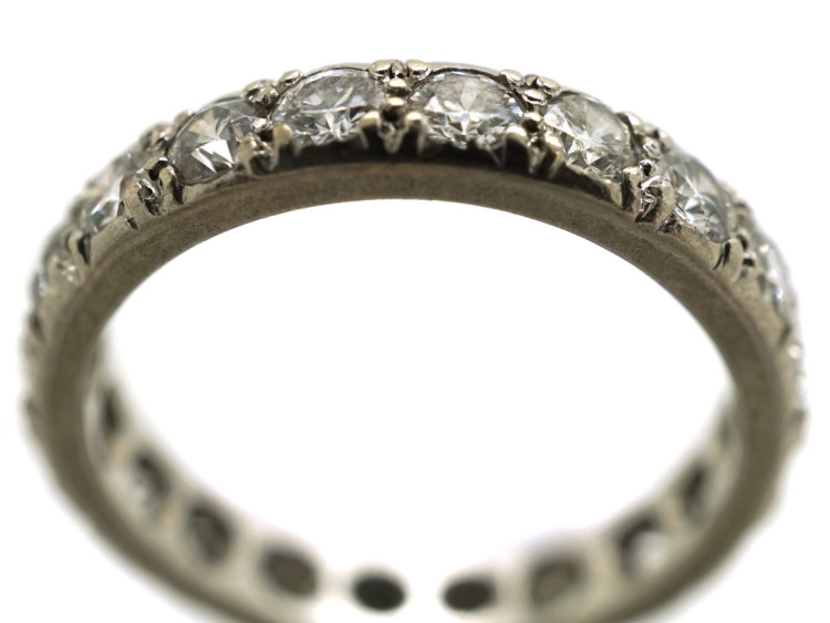French Platinum & Diamond Eternity Ring