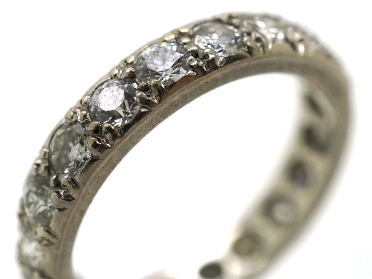 French Platinum & Diamond Eternity Ring